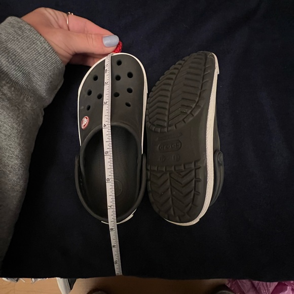 Crocs size 12/13 black and white clogs(2 pair, sold separate) - Picture 5 of 7